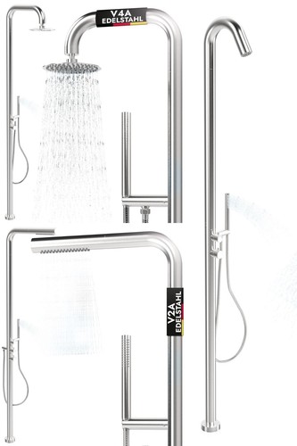 Doccia giardino acciaio - giardino,