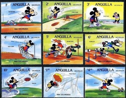 Disney anguilla 1984 usa - disney,
