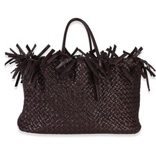 Borsa Bottega Veneta Borgogna