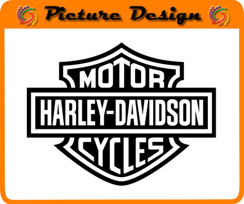 Coppia adesivi harley davison - adesivi,