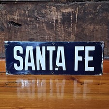 ANTICA INSEGNA SMALTATA SANTA