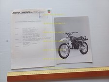 Laverda Husqvarna LH 250 1977 comunicato stampa + foto originali