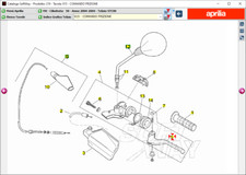 Leva frizione aprilia - frizione, rx