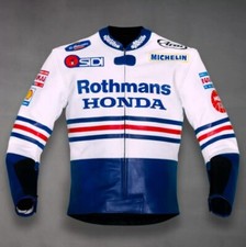 HONDA Veste en Cuir de Motard