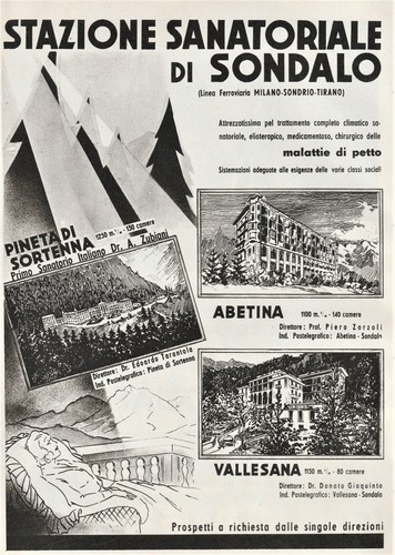 Pubblicita 1941 sanatorio - pubblicita',