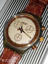 SWATCH CHRONO 1991 GOLD FINGER