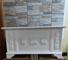 baule legno bianco restaurato
