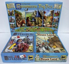 Hans im Glück Carcassonne Big Box / San Pietroburgo + Giochi Nuovo Paese