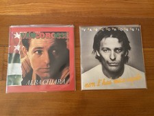 VASCO ROSSI 45 Giri Non L’ha Mica Capito Rosso NM VG+ Albachiara Bianco NM EX