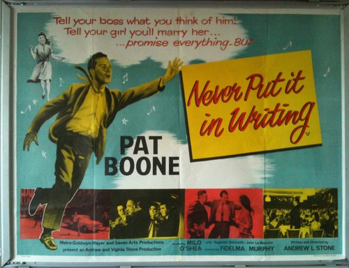 Cinema poster never put - never,