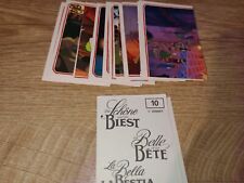 mancolista figurine la bella e la bestia panini 1992