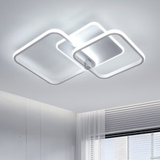 40W Plafoniera LED Moderno Lampada da Soffitto Quadrata Luce Bianca Fredda