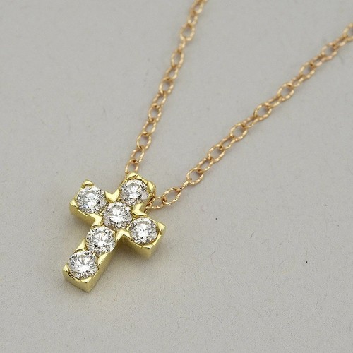 K18yg k18pg collana ciondolo - k18pg,