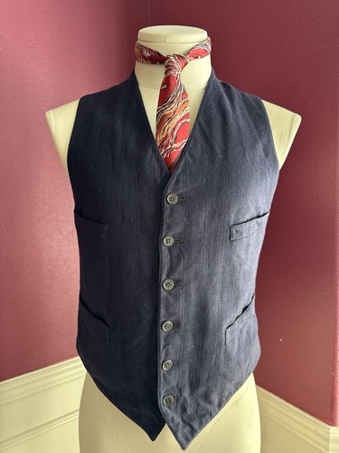 Gilet quattro tasche - , gessato