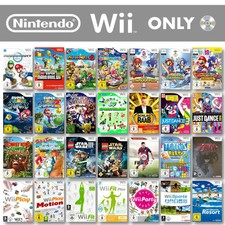 Nintendo Wii Gioco A Scelta Solo Disco CD Zelda Mario Kart Just Dance Sports