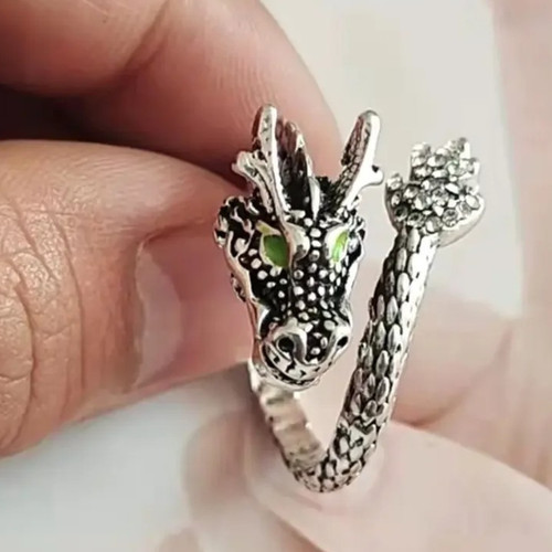 Anello drago regolabile - anello,