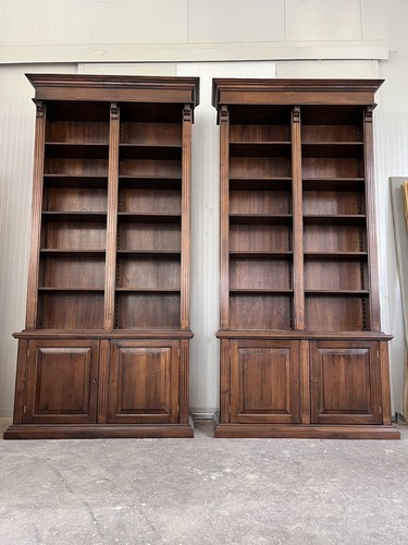 Coppia librerie noce - in,