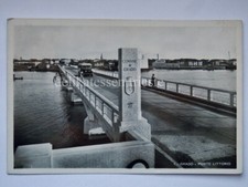 GRADO Gorizia Ponte Littorio Bus Autobus FASCISMO vecchia cartolina