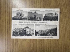 CARTOLINA SALUTI DA SAN GIORGIO MORGETO CONVENTO DOMENICANI NON VIAGGIATA DB