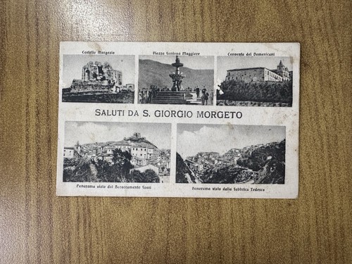 Cartolina saluti san - saluti, da
