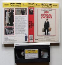 VHS LE VIE DEL SIGNORE SONO FINITE (1987) MASSIMO TROISI -VIVIVIDEO -EX NOLEGGIO