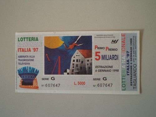 Biglietto della lotteria - della,