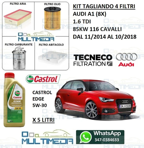 Kit tagliando filtri - filtri, olio