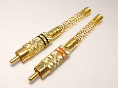 Coppia connettori rca maschio - connettori,