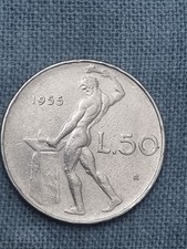 Moneta - 50 Lire 1955 –