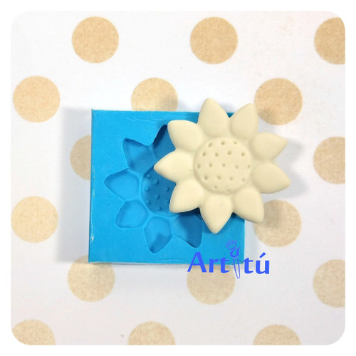 Stampo silicone girasole - stampo, in