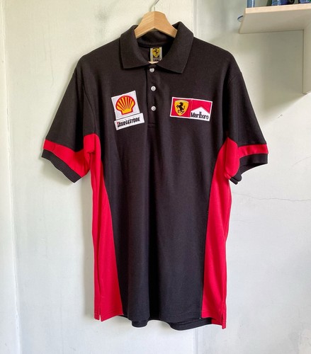 Polo vintage ferrari - vintage, nera