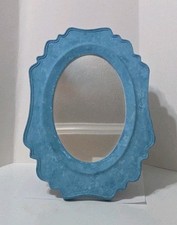 Specchio Vanità Ceramica Blu