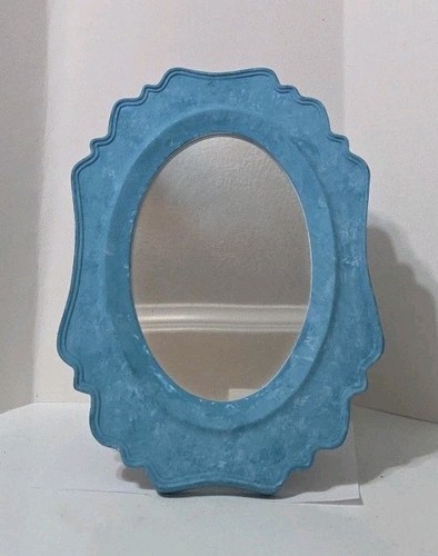 Specchio vanità ceramica blu - vanità,