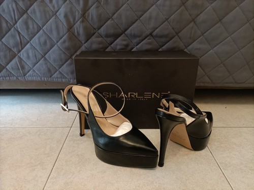 Scarpe decolte pelle - pelle, nera
