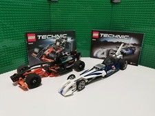 Set Lego Technic 42026 e 42033 - Black Champion Racer e Record Breaker
