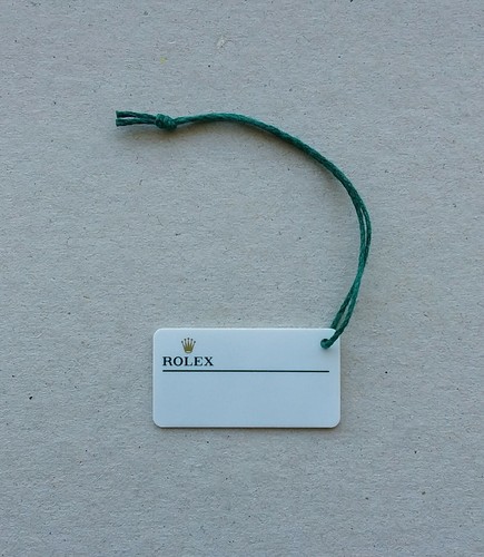 Rolex hang tag bianco senza - rolex,