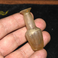 Antica fiala in vetro romana