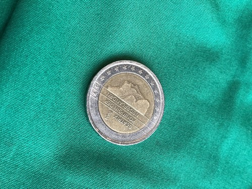 Moneta euro rara - da, 2000