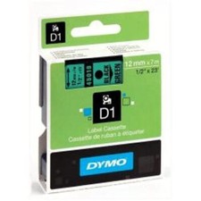 Dymo - NASTRO D1 12MMX7M NERO/VERDE - S0720590A