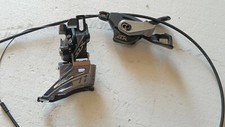 deragliatore anteriore shimano slx 2v + manettino slx 2v