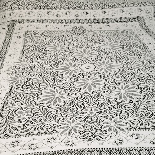 Copriletto pizzo bianco