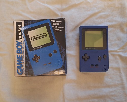 Nintendo game boy pocket blu - game,