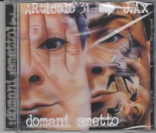 Cd ARTICOLO 31 - J.AX - DOMANI