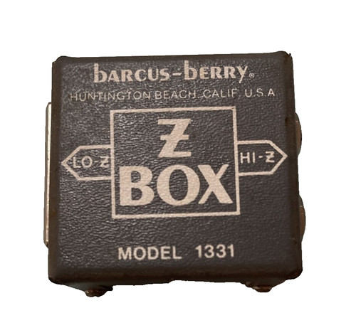 Barcus berry model - barcus, z