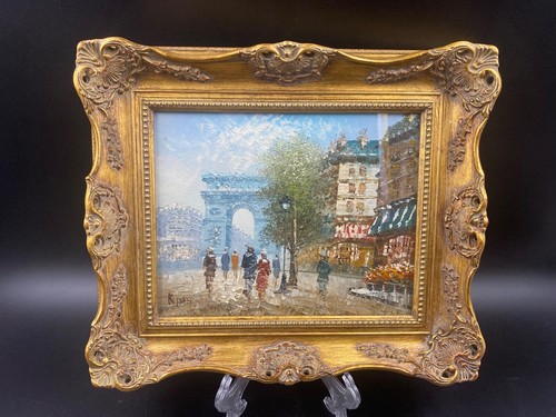 Quadro vintage olio - , paesaggio