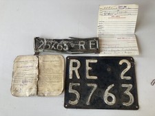 Targa Libretto Fiat 500 C Belvedere No Vespa E Lambretta