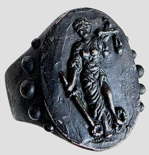 Anello argento romano - , antico