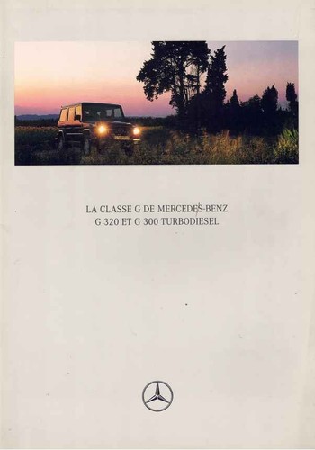 Catalogue brochure mercedes - brochure, g