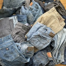5x lotto lavoro ingrosso bundle pantaloni jeans sfusi levi’s Lee wrangler dickies