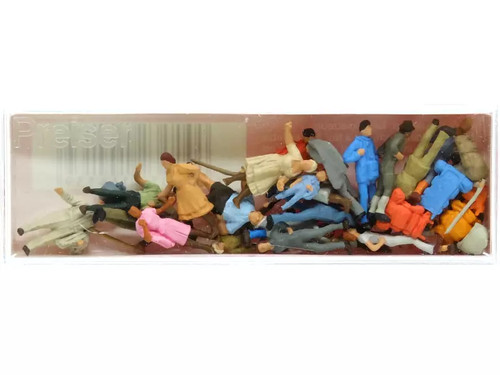 Preiser 24x promeneurs - preiser,
